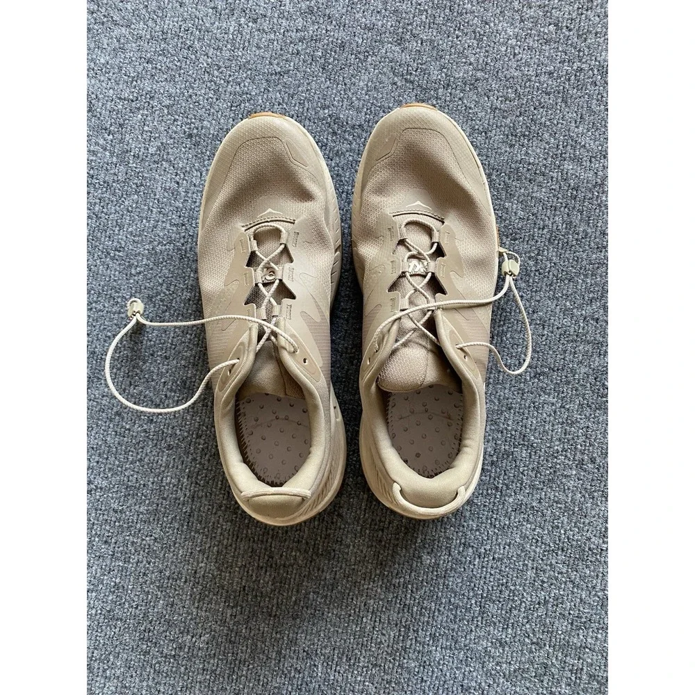 HOKA Transport Walking Shoes Women's Size 9 Eggnog 1123153 No Inserts